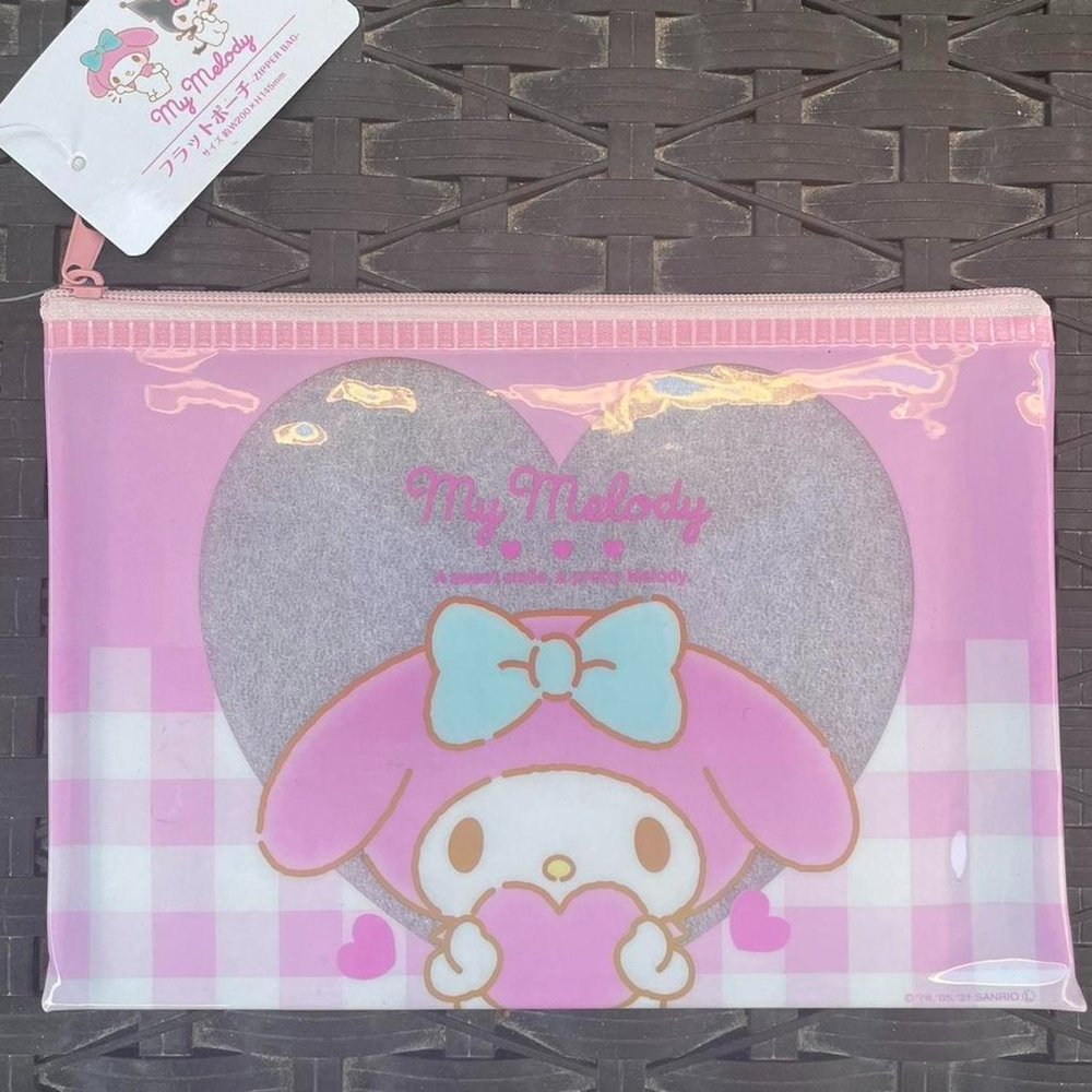 Sanrio Kuromi, My Melody lavender purple, pink bag with zipper
